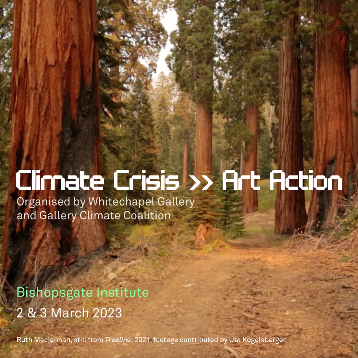 Announcing a Two Day Symposium: Climate Crisis >> Art Action