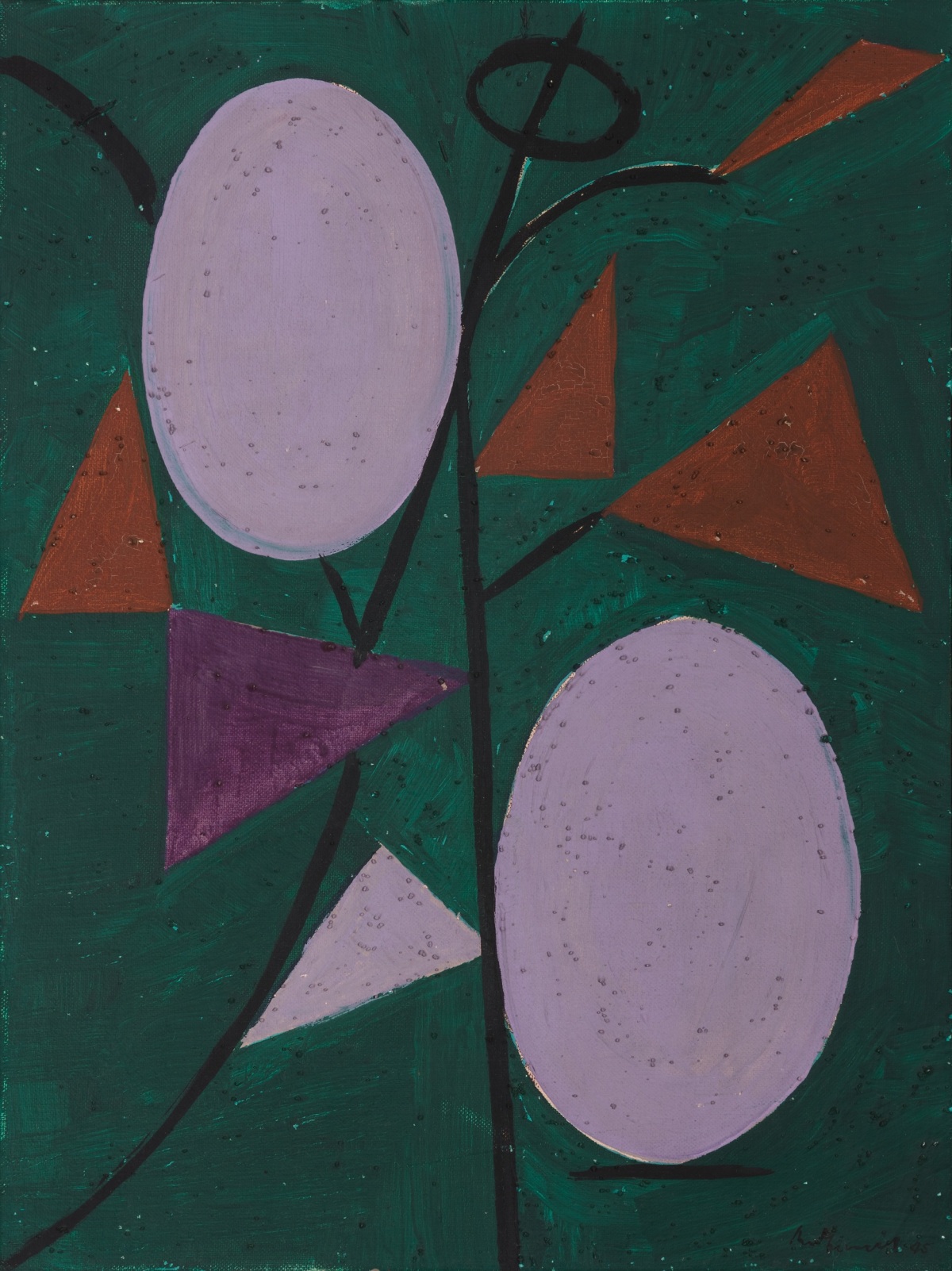 Robert Motherwell◾️美術絵画油絵 Robert Motherwell, Untitled, ca. 1951 | Kasmin Gallery