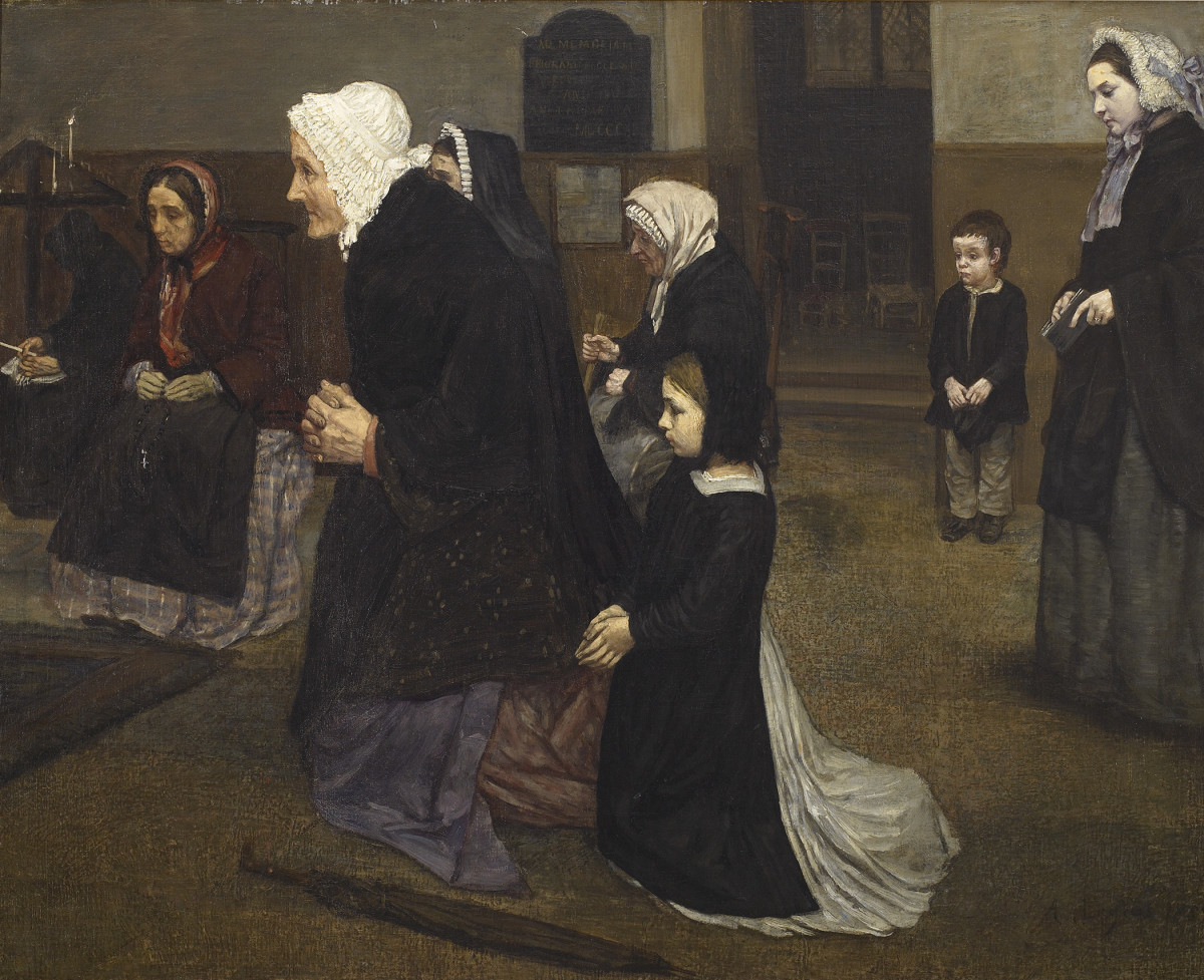 Alphonse Legros, L'ANGELUS, c. 1859