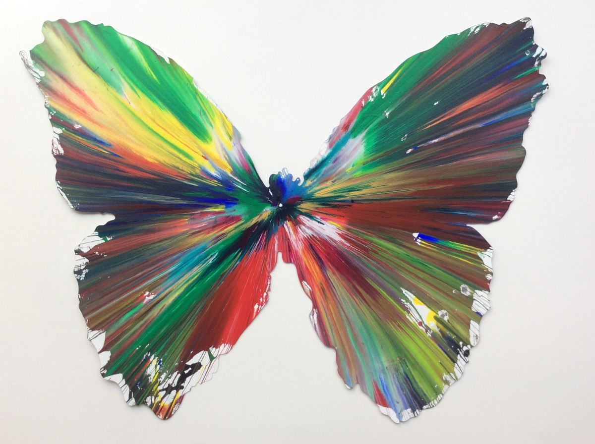Damien Hirst, Butterfly Spin painting , 2009 | Joseph Fine Art