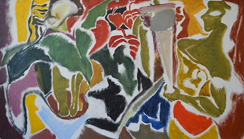 <span class="title">Figure with Lilies<span class="title_comma">, </span></span><span class="year">c.1951</span>