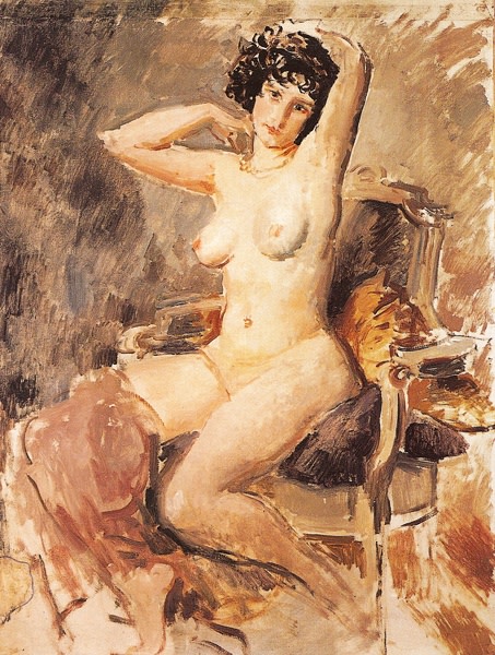 <span class="title">Seated Nude<span class="title_comma">, </span></span><span class="year">c.1925</span>