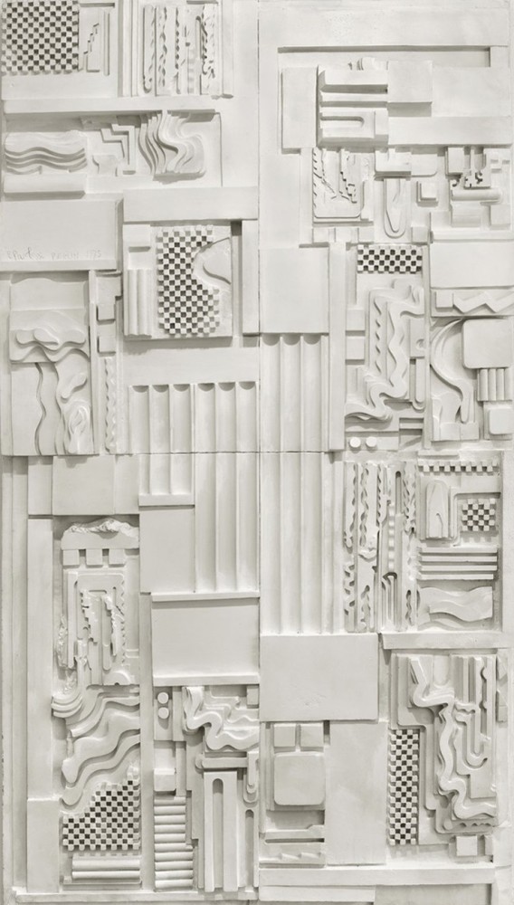 <span class="title">White Plaster Relief<span class="title_comma">, </span></span><span class="year">1975</span>