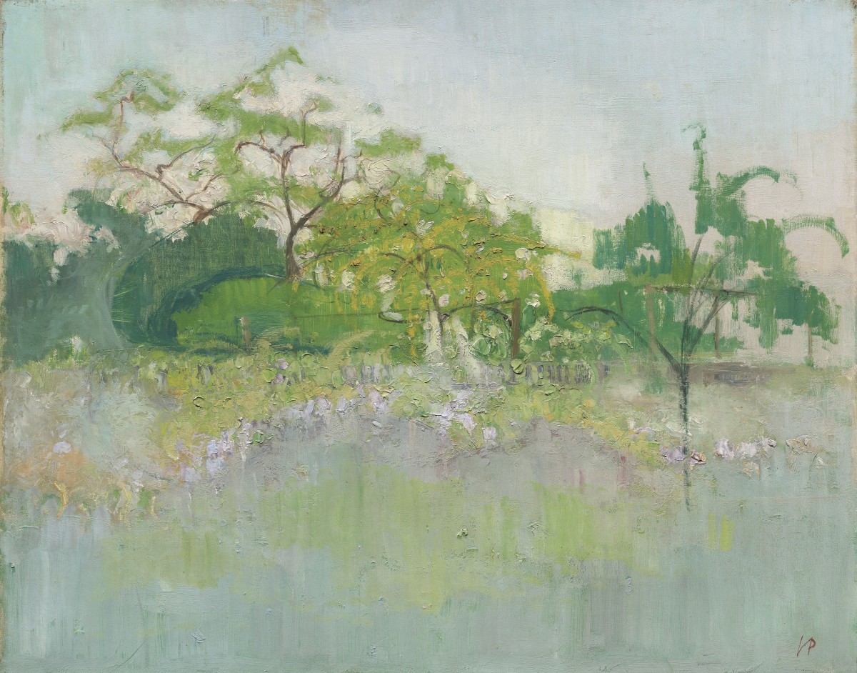 <span class="title">View of Garden, Chiswick<span class="title_comma">, </span></span><span class="year">c1944.</span>