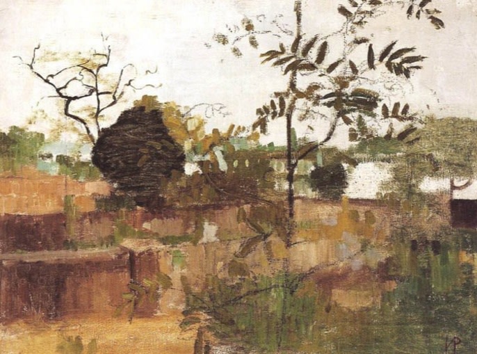 <span class="title">Riverside Gardens, Hammersmith<span class="title_comma">, </span></span><span class="year">1946</span>
