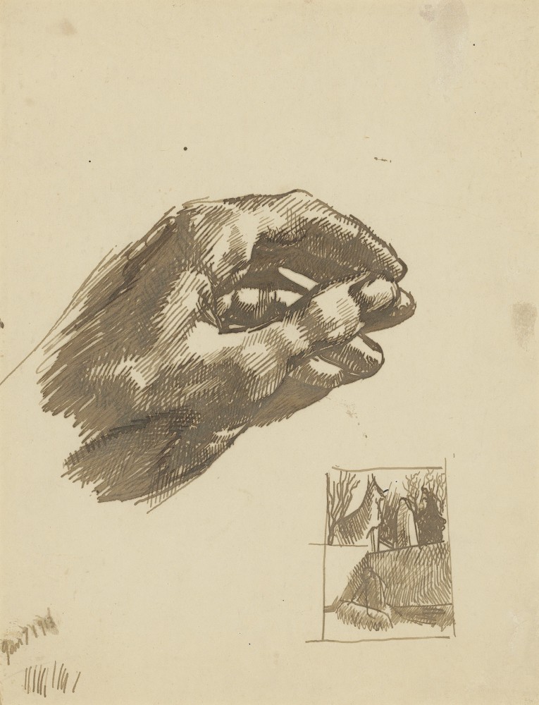 <span class="title">The Artist's Left Hand<span class="title_comma">, </span></span><span class="year">1913</span>