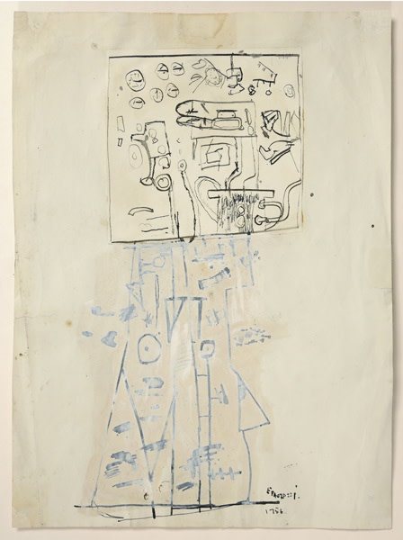 <span class="title">Study for 10ft sculpture<span class="title_comma">, </span></span><span class="year">1956</span>