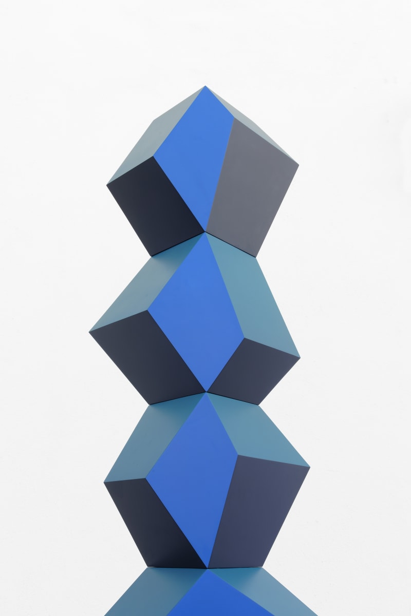 Angela Bulloch’s Heavy Metal Stack of Six: Bustle Hedgerow possesses a stylized geometry that alludes to themes of minimalism and...