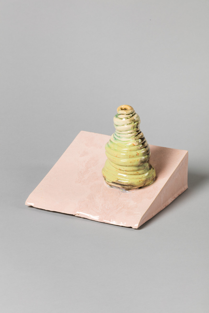 Isa Melsheimer Piazza II, 2015 Ceramic, glaze 17 x 19 x 18 cm