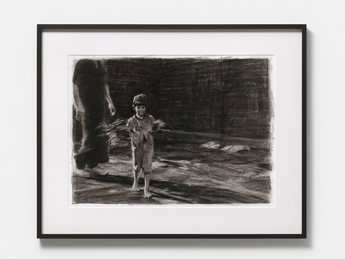 David Claerbout The Close set image (child moves towards camera), 2021-2022 Pencil, watercolor and China ink on Fine Art inkjet print on Hahnemühle etching paper 61 x 86 cm (24 1/8 x 33 7/8 in) (unframed) 81,5 x 102,6 x 4 cm (32 1/8 x 40 3/8 x 1 5/8 in) (framed)