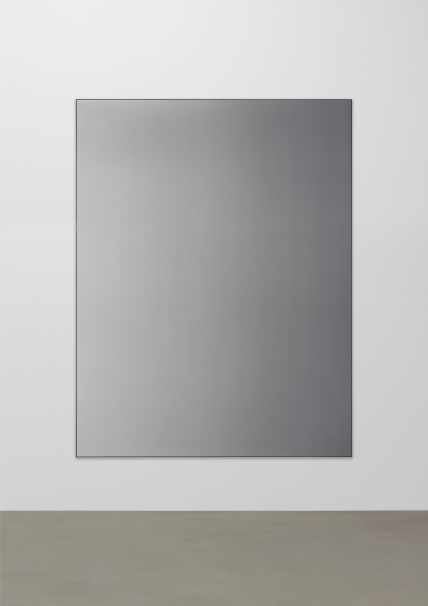 Matti Braun Untitled, 2019 Silk, dye, powder-coated aluminium 260 x 200 cm (102 3/8 x 78 3/4 x 15 3/8 in)