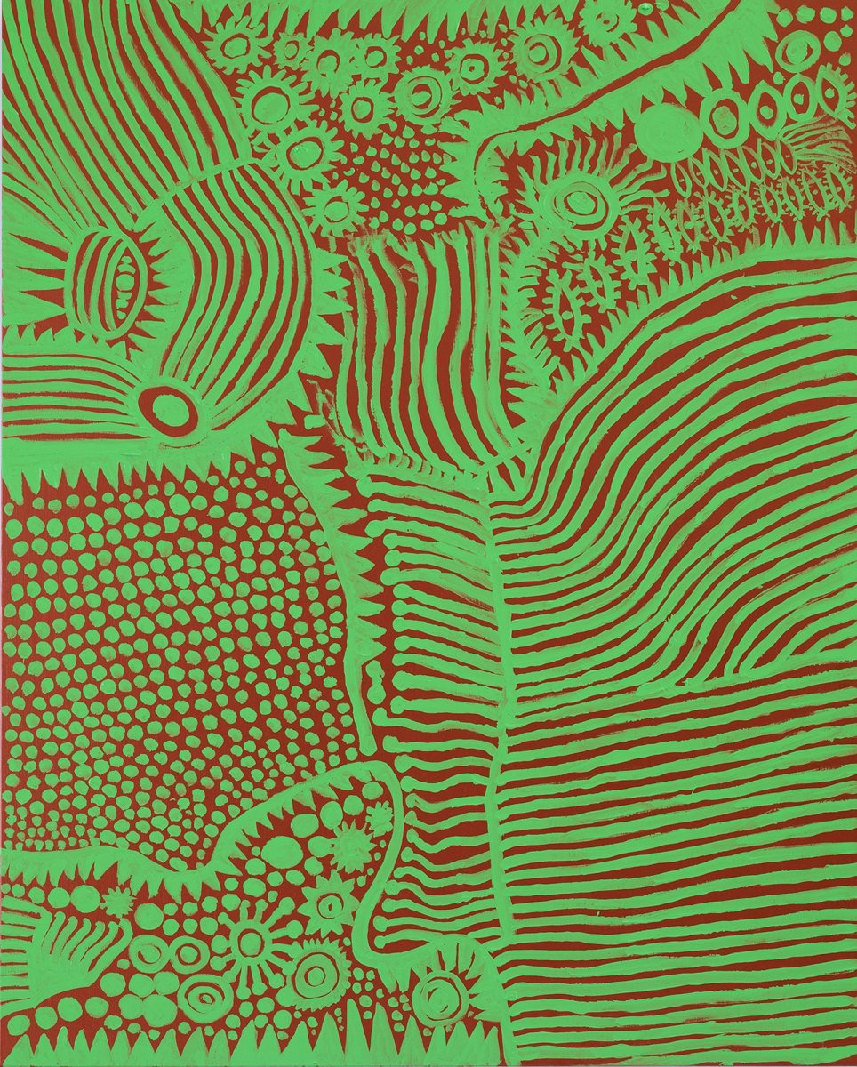 Yayoi Kusama, GREEN PLAIN, 2012 Victoria Miro