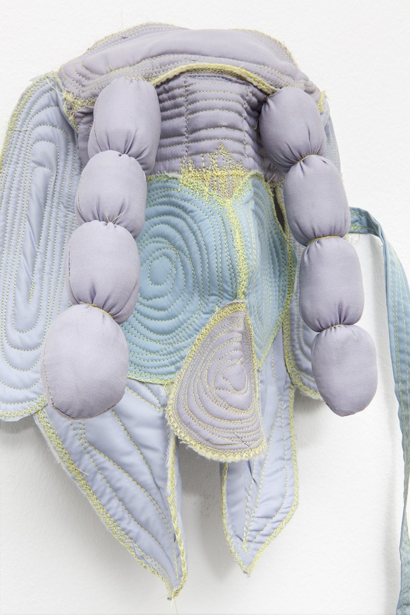 Detail: Isa Melsheimer, Insecta X, 2014, cloth, cushion batting, thread, 32 x 30 x 9 cm. Photo © Andrea Rossetti