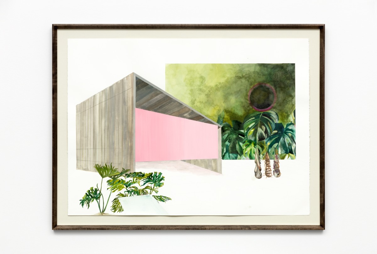 Isa Melsheimer Nr. 461, 2020 Gouache on paper 56 x 76,5 cm (22 1/8 x 29 7/8 in) (unframed) 65 x 86 x 4 cm (25 5/8 x 33 7/8 x 1 5/8 in) (framed)