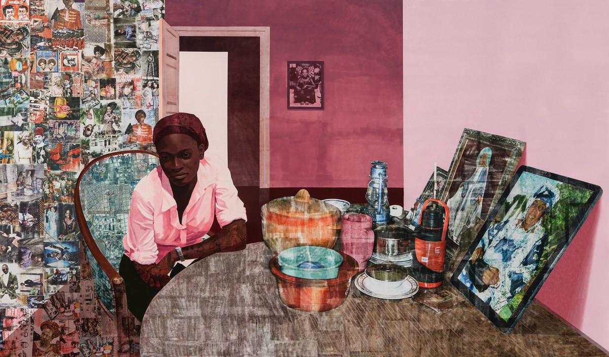 Njideka Akunyili Crosby: Predecessors at Tang Museum | Victoria Miro