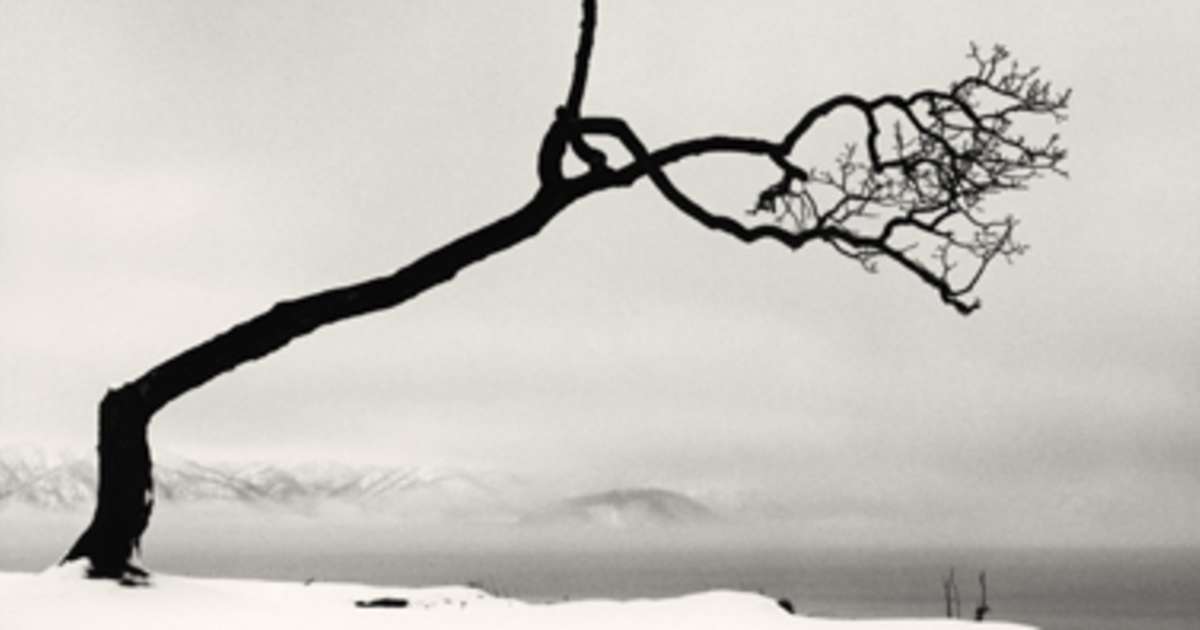 MICHAEL KENNA「HOKKAIDO」 Michael Kenna, Hillside Fence, Study 7, Teshikaga, Hokkaido, Japan