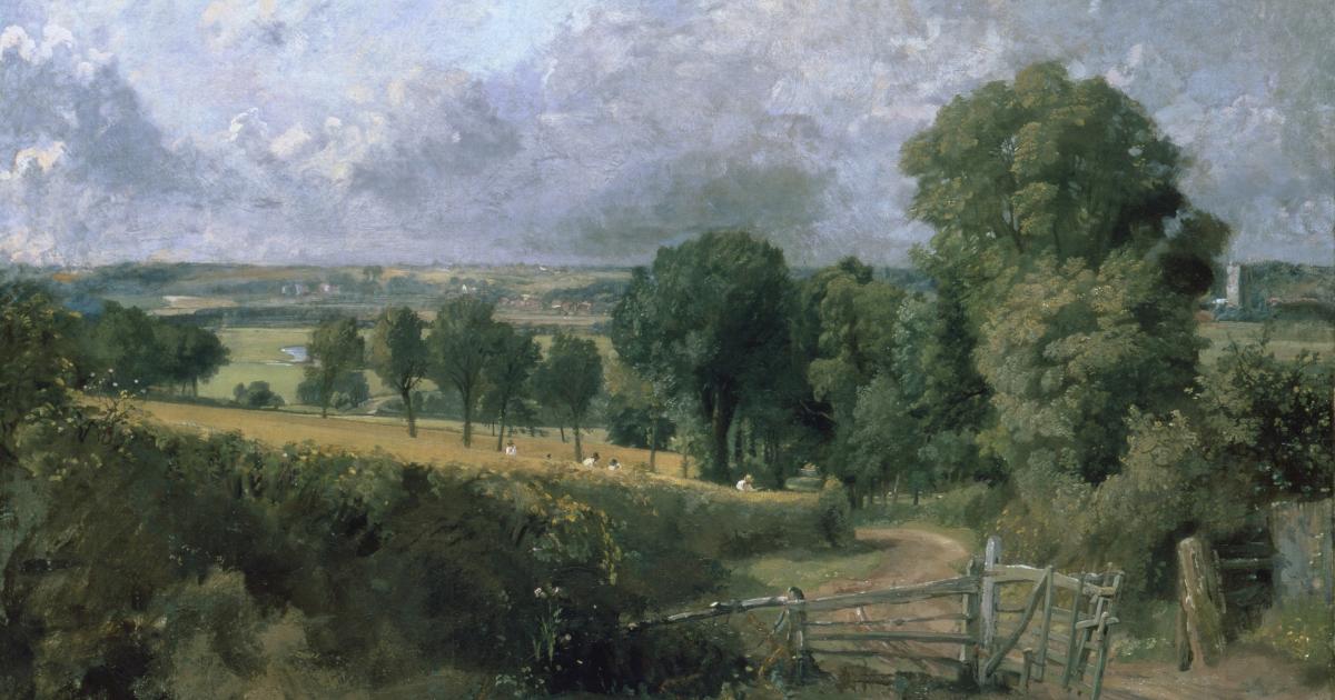 John Constable R A Fen Lane East Bergholt Andrew Clayton Payne