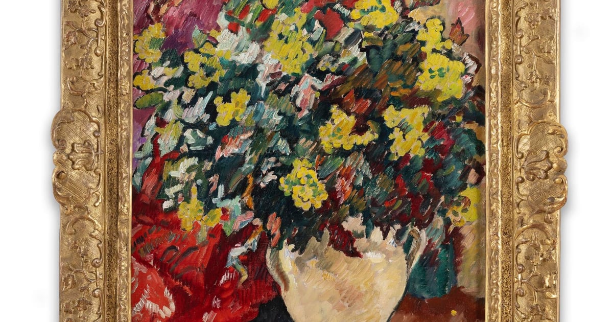 Louis Valtat、ルイ・ヴァルタ【Bouquet de Fleurs】 Louis Valtat