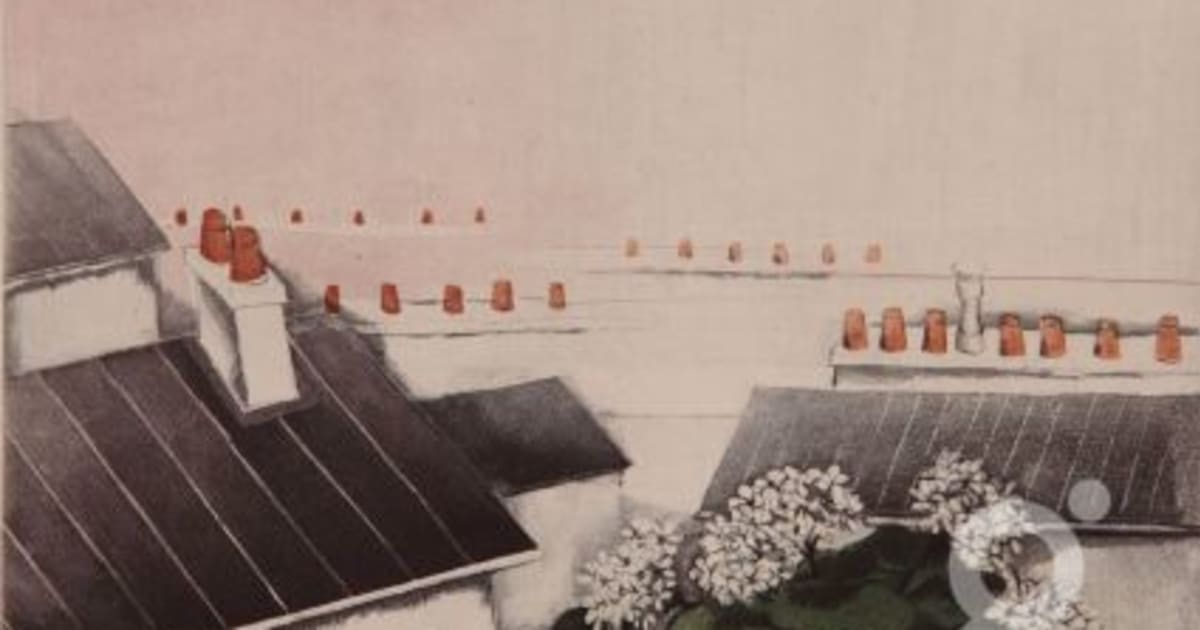 Anapia Antonini 花の市場 サインあり（Annapia ANTONINI (1942