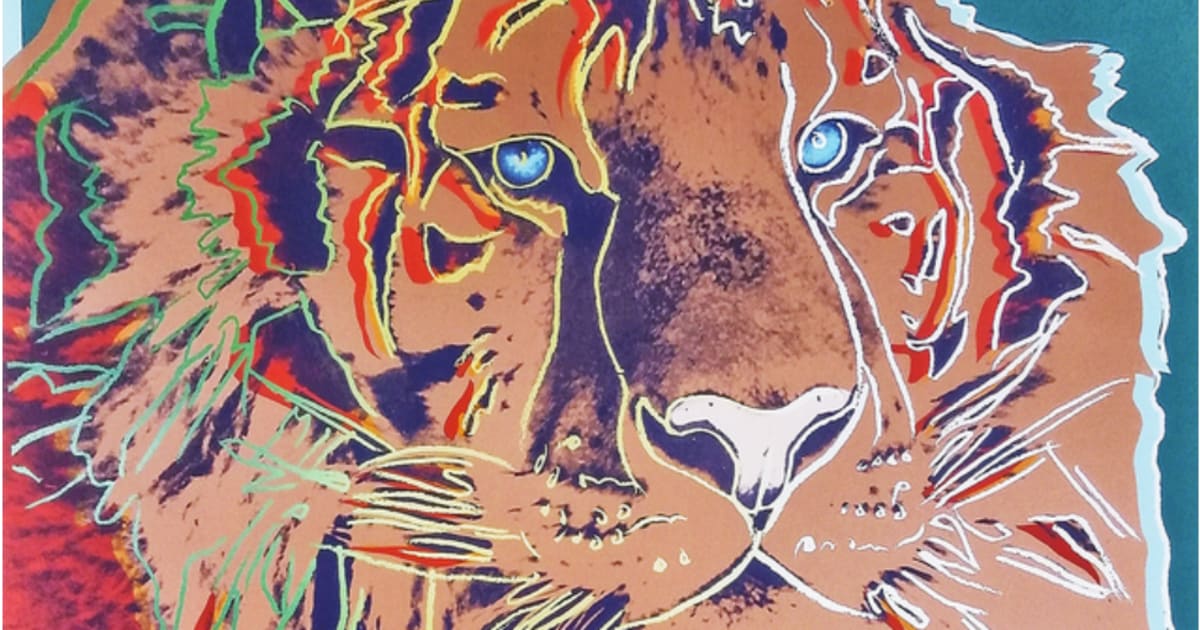 Andy Warhol, Endangered Species 11.297 Siberian Tiger , 1983