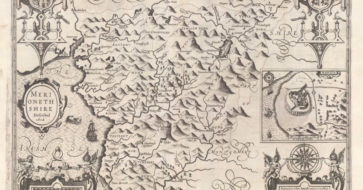 Merionethshire | The Map House