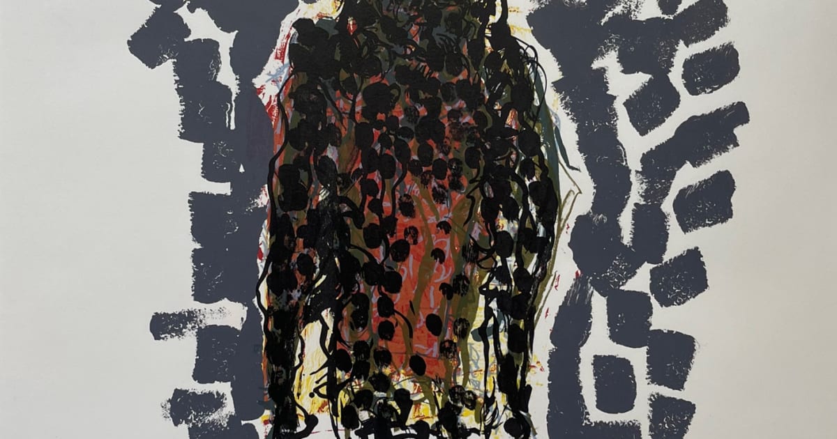 Hibou（リオペラ）maeght Riopelle フレンチアートポスター Jean Paul Riopelle | HIBOUX | 16 November - 4 December 2023