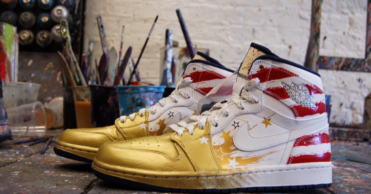 Jordan 1 retro dave white wings for the future gold discount