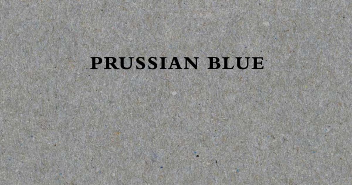 Publication Prussian Blue Yishai Jusidman ROSEGALLERY