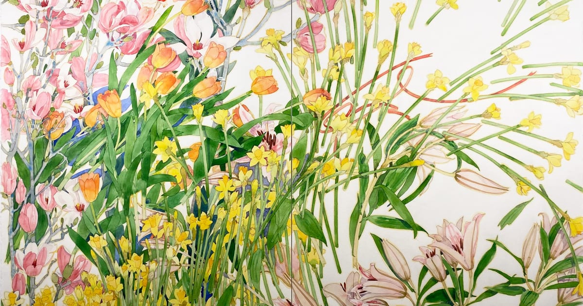 Flowers: Gary Bukovnik Watercolors and Monotypes: Judith