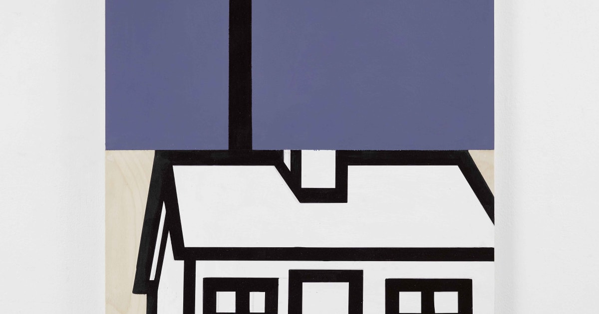 Richard Woods, House with wood burning stove, 2018 Cristea Roberts Gallery