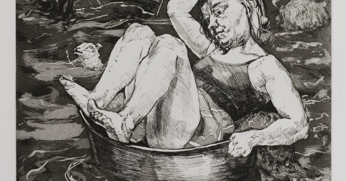 Paula Rego, Flood, 1996 | Cristea Roberts Gallery