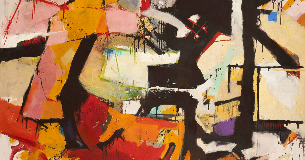 Audrey Flack Abstract Force Homage To Franz Kline 1951 52