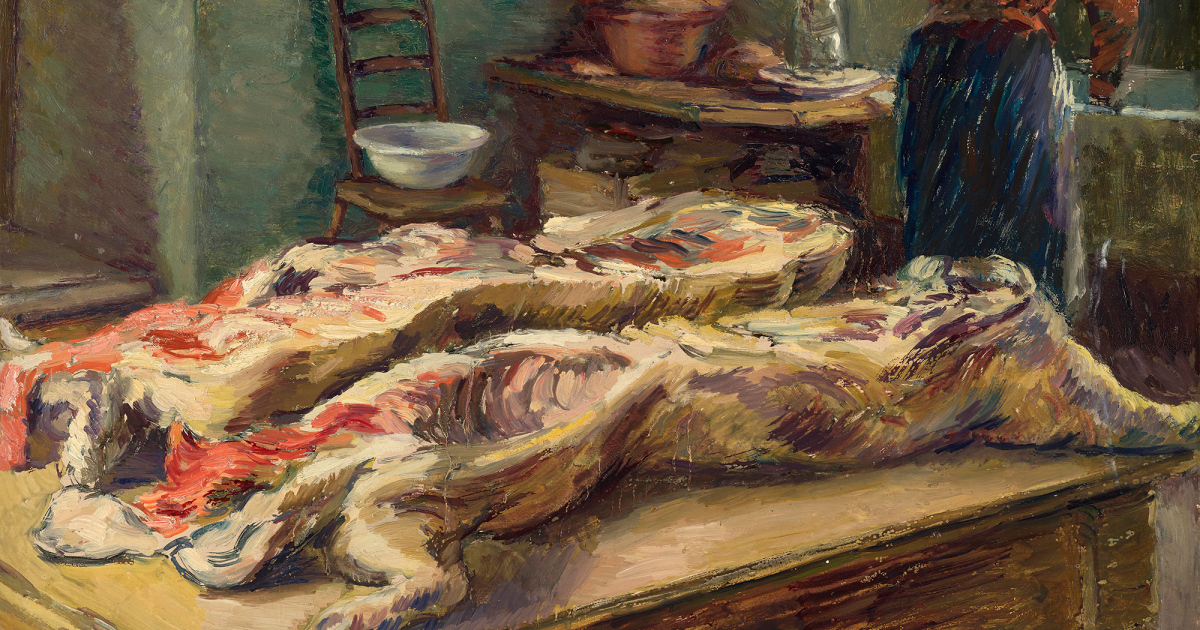 Duncan Grant 1885 1978 The Pig S Carcass Philip Mould Company