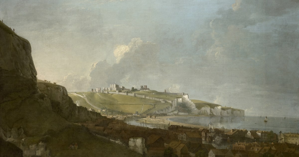 Richard Wilson R A 1712 13 1782 View Of Dover Philip Mould