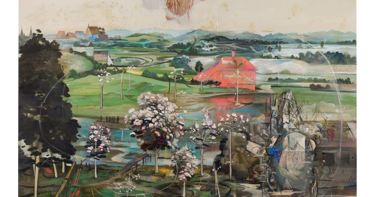 Ged Quinn, The Charcoal Burner's Hut, 2019 Stephen Friedman Gallery