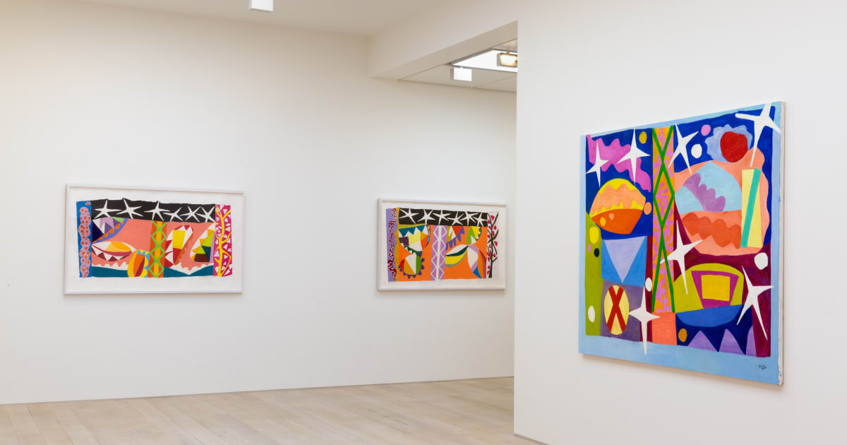 Gillian Ayres Paintings And Woodcuts Cristea Roberts Gallery