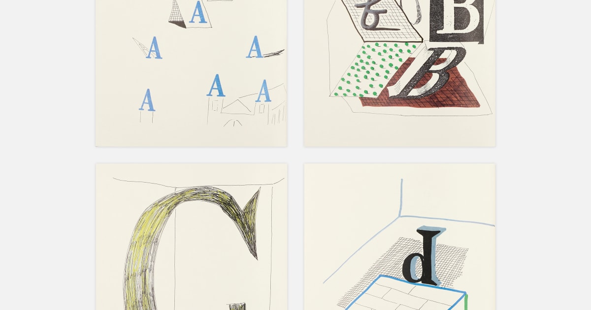 Hockney's Alphabet | 10 - 18 February 2024 | Eames Fine Art