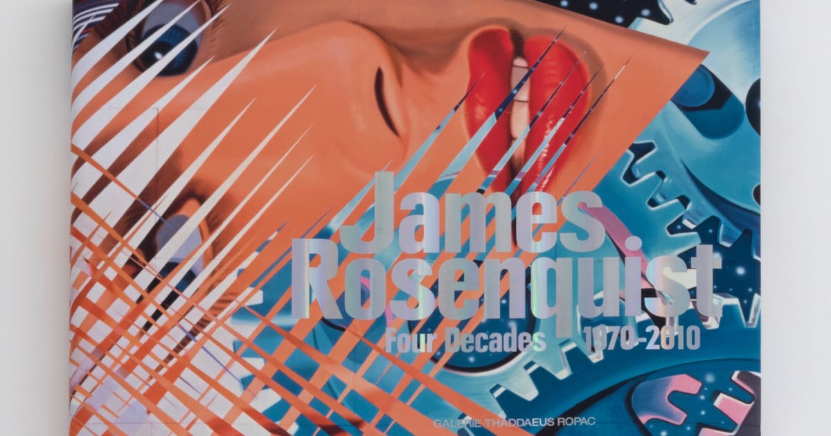 James.rosenquist  1970-2010 洋書 アート 1996-1999 James Rosenquist Paintings Art Book Autographed