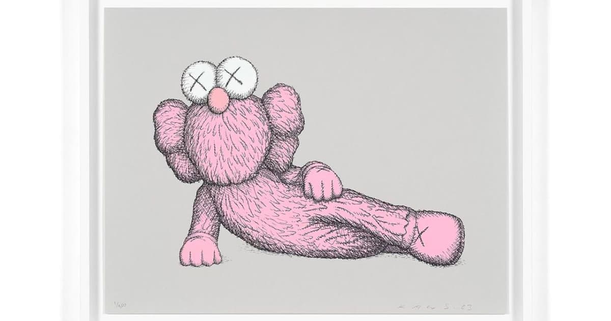 限定マット額装品/KAWS カウズ エキシビジョン限定/Bff 限定マット額装品/KAWS カウズ エキシビジョン限定/Bff - メルカリ