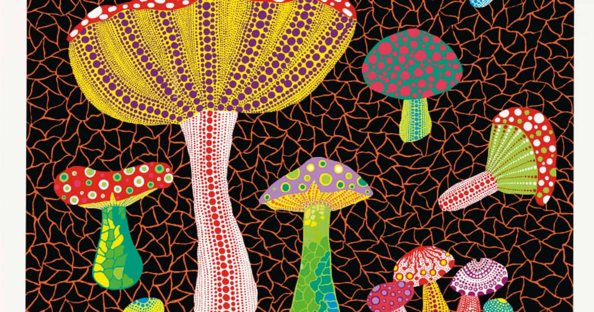 Yayoi Kusama, Toadstools, 1990 | Maddox Gallery