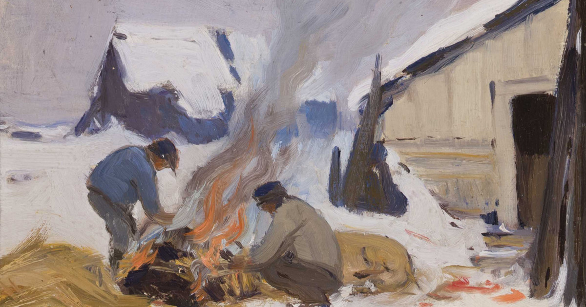Clarence A Gagnon Alan Klinkhoff Gallery Art Dealers Appraisers
