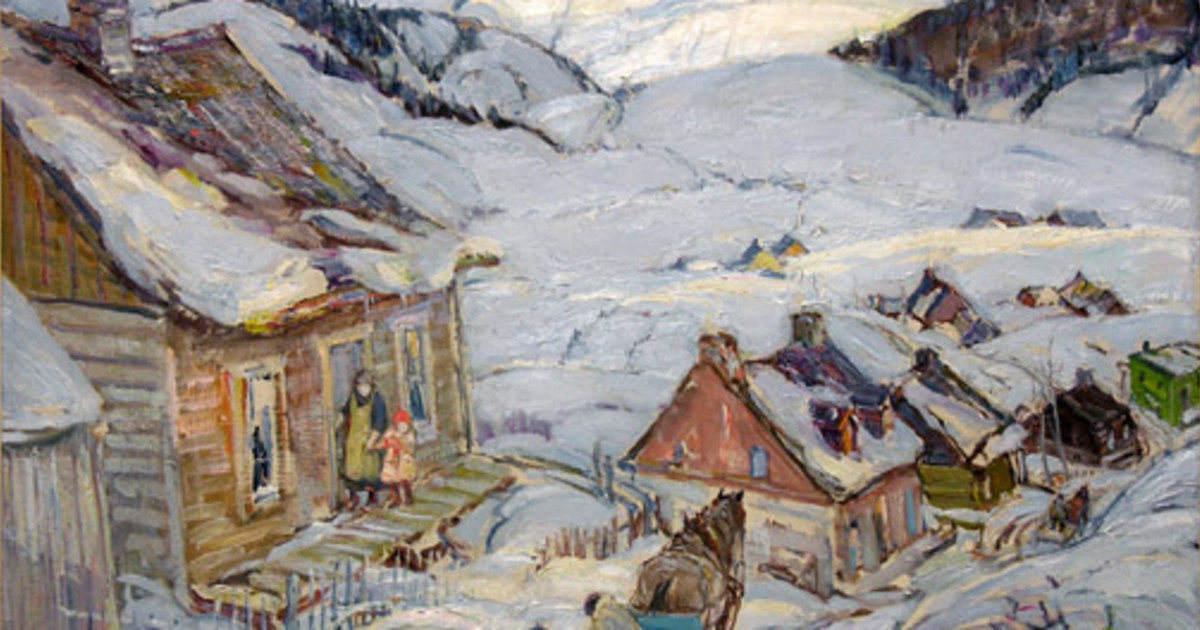 Frederick W. Hutchison, Winter, Charlevoix County - Hiver, comté Charlevoix | Alan Klinkhoff Gallery | Art Dealers & Appraisers