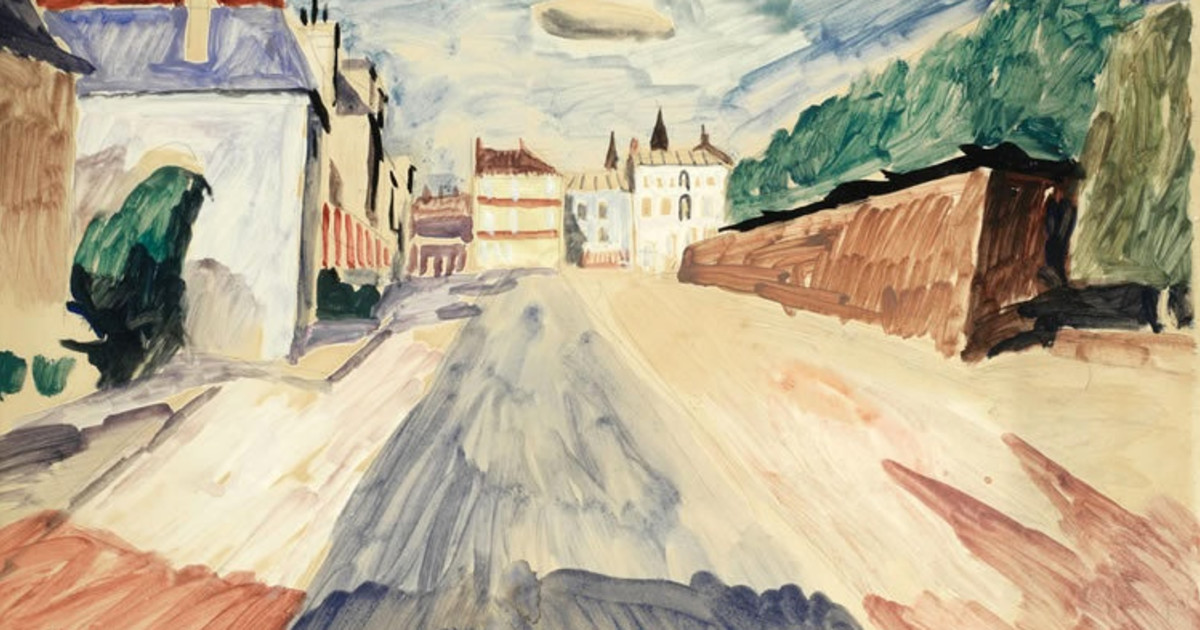 Julian Trevelyan, Street Scene, South of France, 1937 | Selected