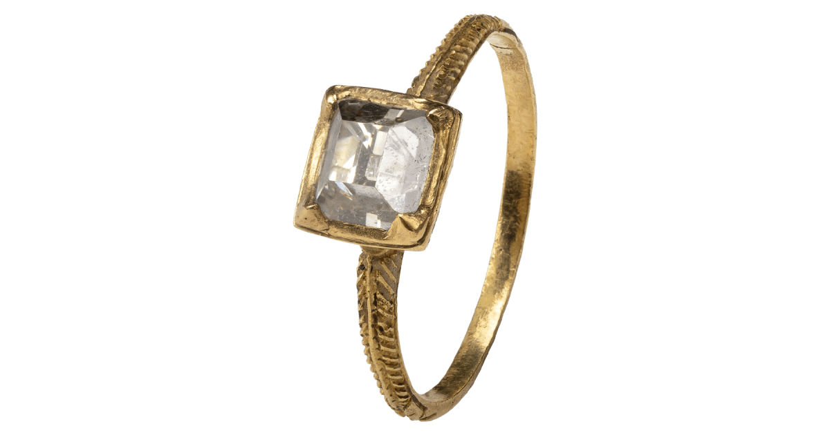 Late Renaissance Diamond Ring West European c. 1600 1620 Les Enluminures