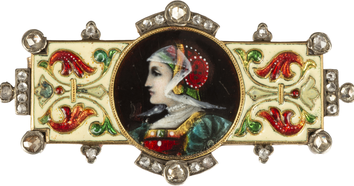Renaissance brooch top