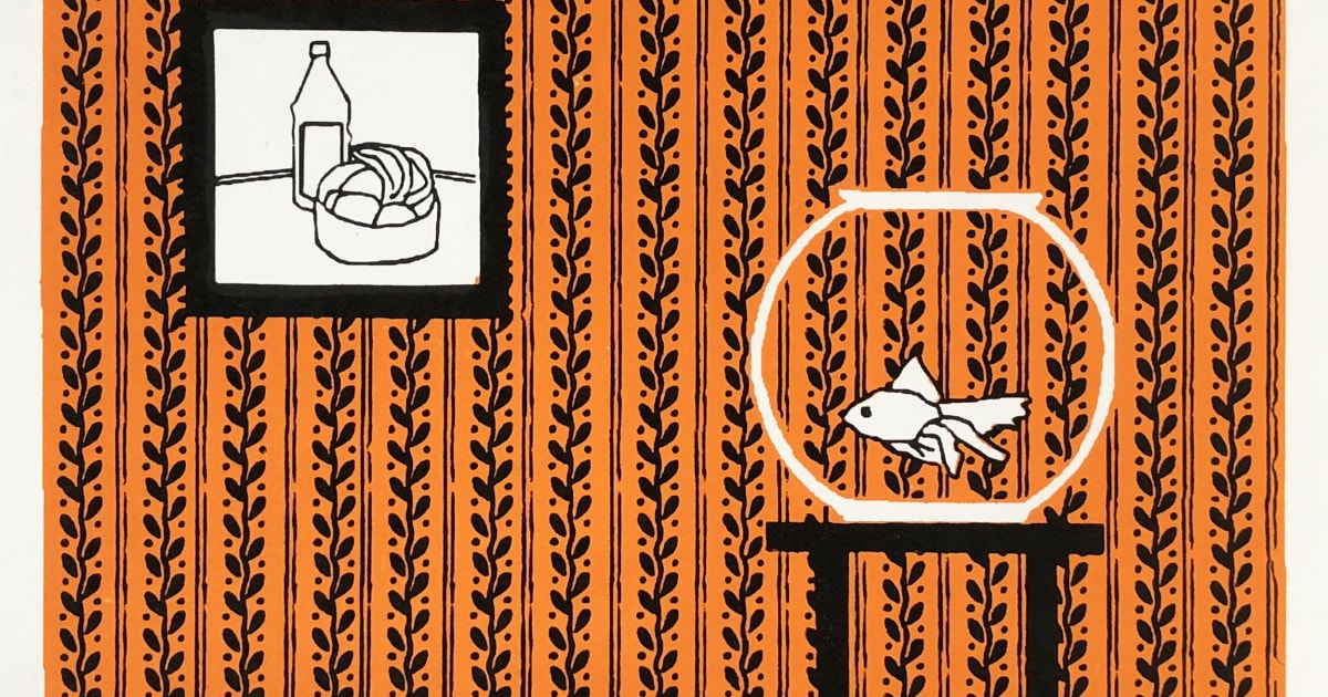 Paul Sutton, Goldfish and Still Life International Original Print