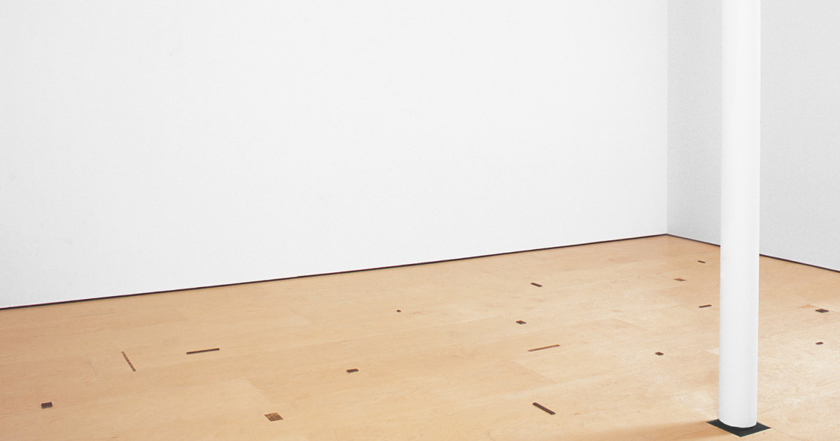 Carl Andre Words Small Fields Installation Views Sadie Coles Hq