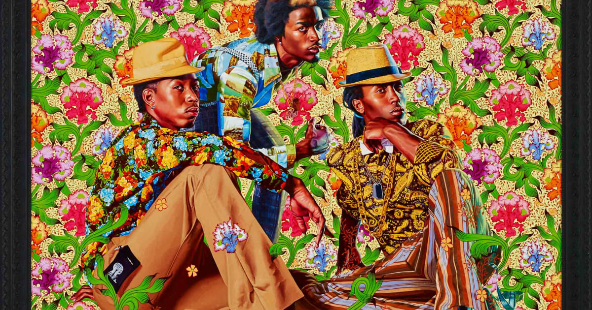 Kehinde Wiley ミニポスター Kehinde Wiley, Three Boys, 2013 | Stephen Friedman Gallery