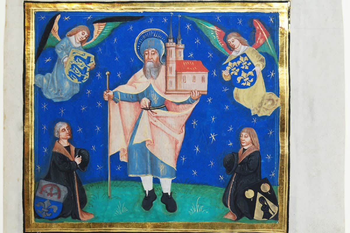 St. Sebald with donors dd 1502