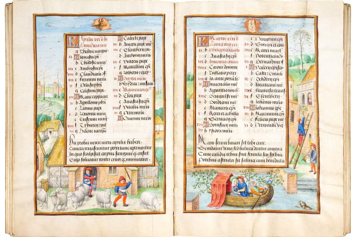 Time Illustrated: a closer look at medieval daily life through the calendar paintings of the Spitzer Hours